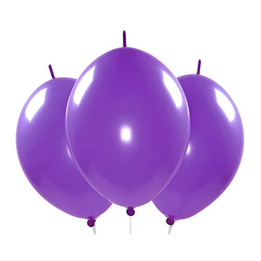 Kettenballons violett – Link-Ballons - 30 cm