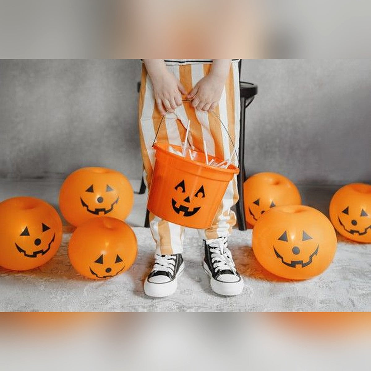 LED-Ballons Halloween Kürbis – Ansicht 2