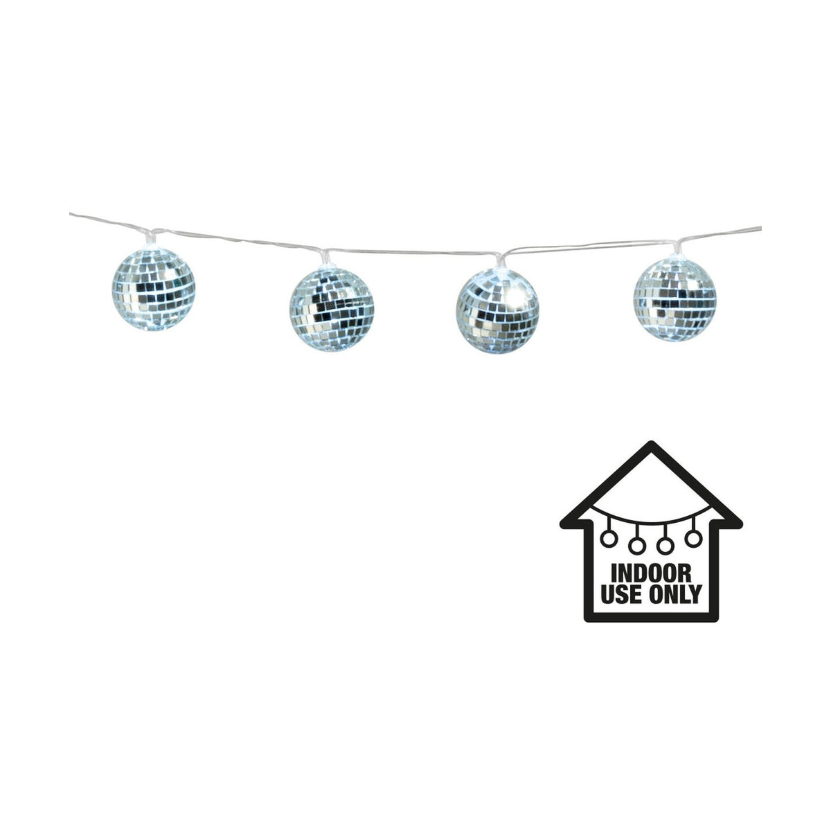 LED-Girlande Discokugeln 140 cm