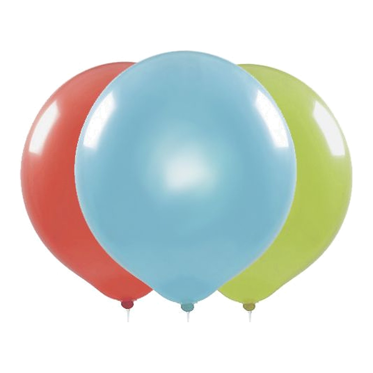 Maxiballons assortiert chrome – Chrome - 45 cm