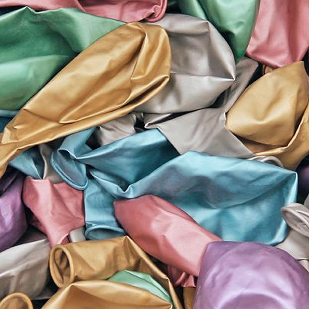 Maxiballons assortiert chrome – Ansicht 2