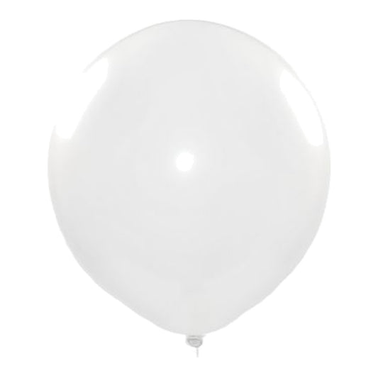 Maxiballons weiss – Pastell - 45 cm