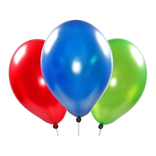 Metallic-Ballons assortiert – Glanz - 33 cm