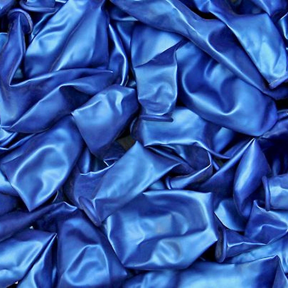 Metallic-Ballons blau – Ansicht 2