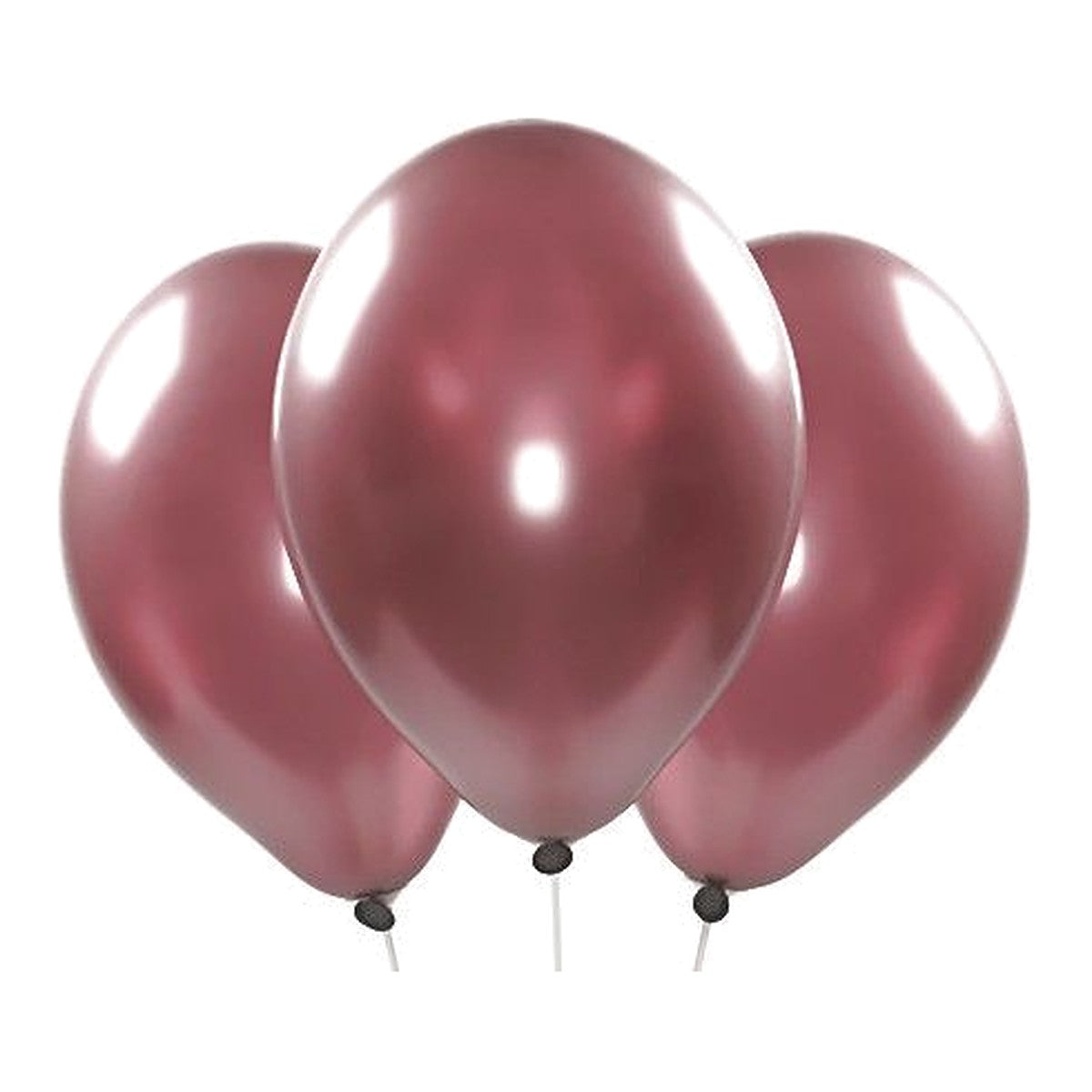 Metallic-Ballons bordeaux – Glanz - 33 cm