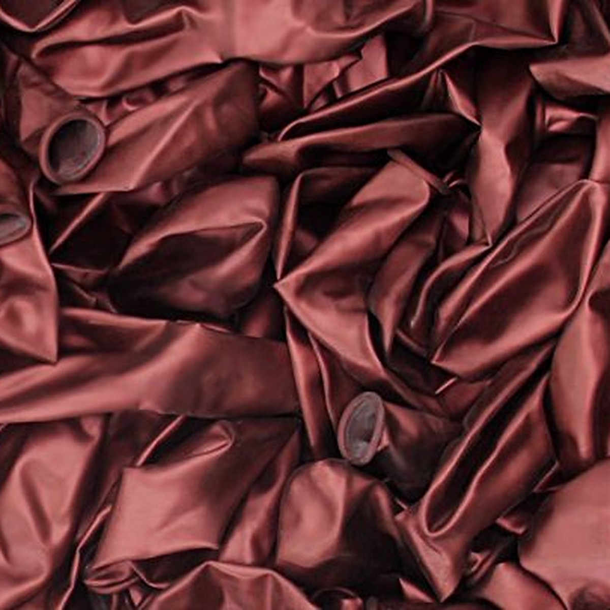 Metallic-Ballons bordeaux – Ansicht 2