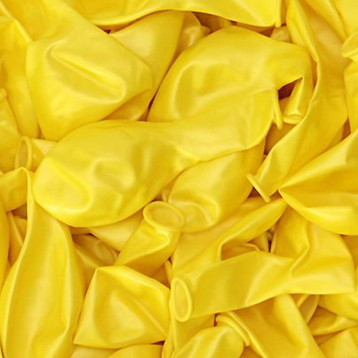Metallic-Ballons gelb – Ansicht 2