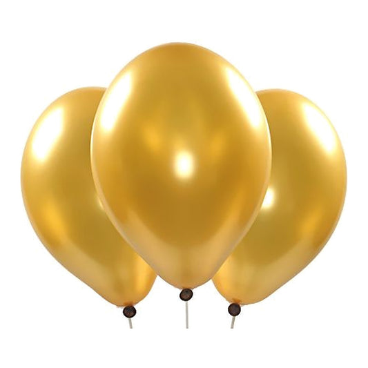Metallic-Ballons gold – Glanz - 33 cm