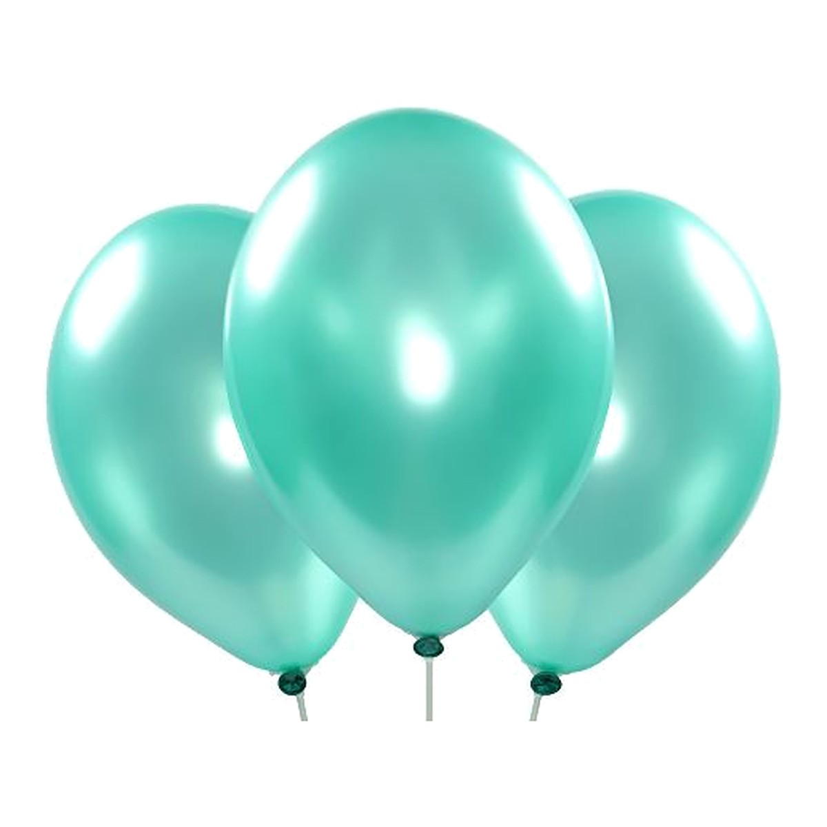 Metallic-Ballons grün – Glanz - 33 cm