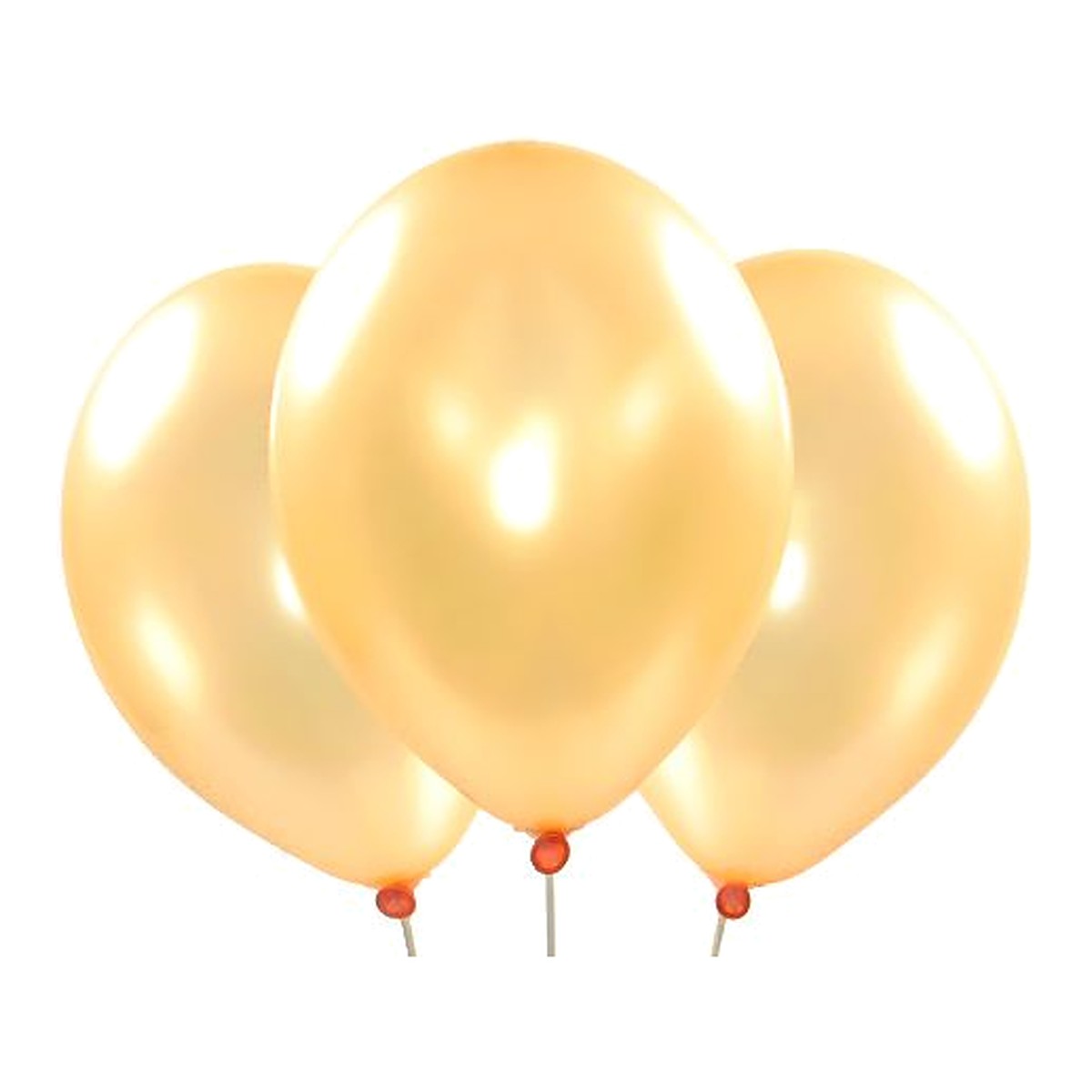 Metallic-Ballons pfirsich – Glanz - 33 cm