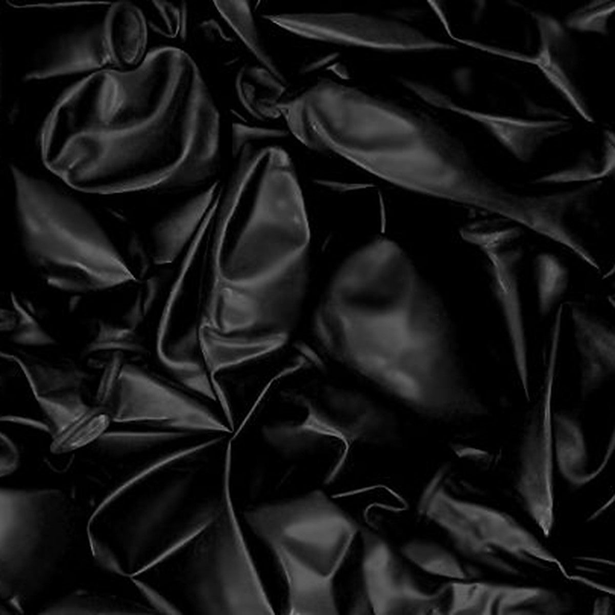 Metallic-Ballons schwarz – Ansicht 2