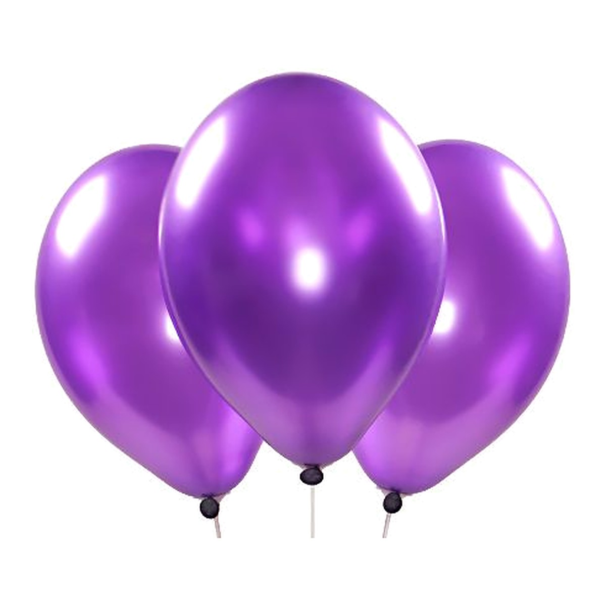 Metallic-Ballons violett – Glanz - 33 cm