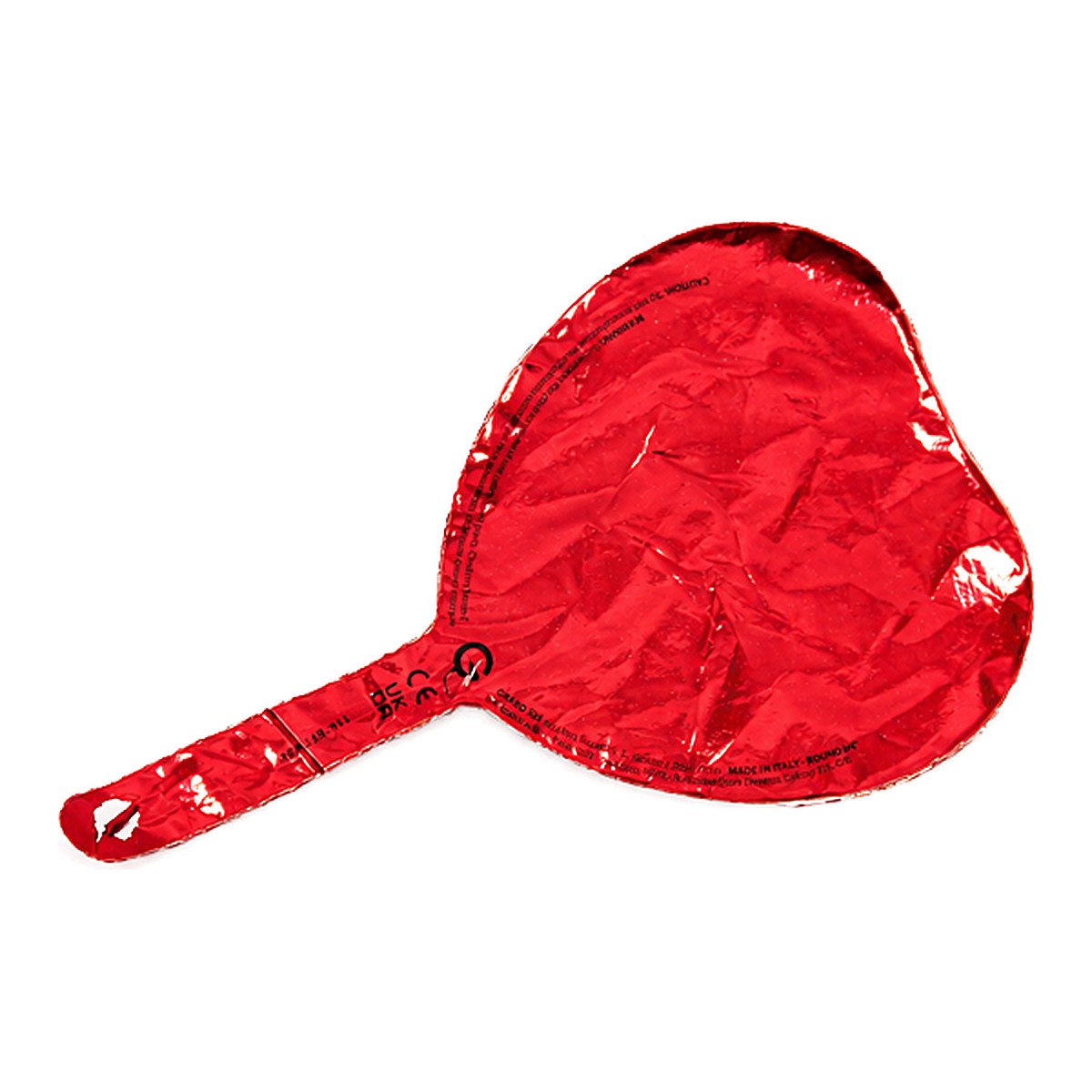 Micro-Folienballon Herzchen rot - ungefüllt – leer, ungefüllt · ohne Tragestab