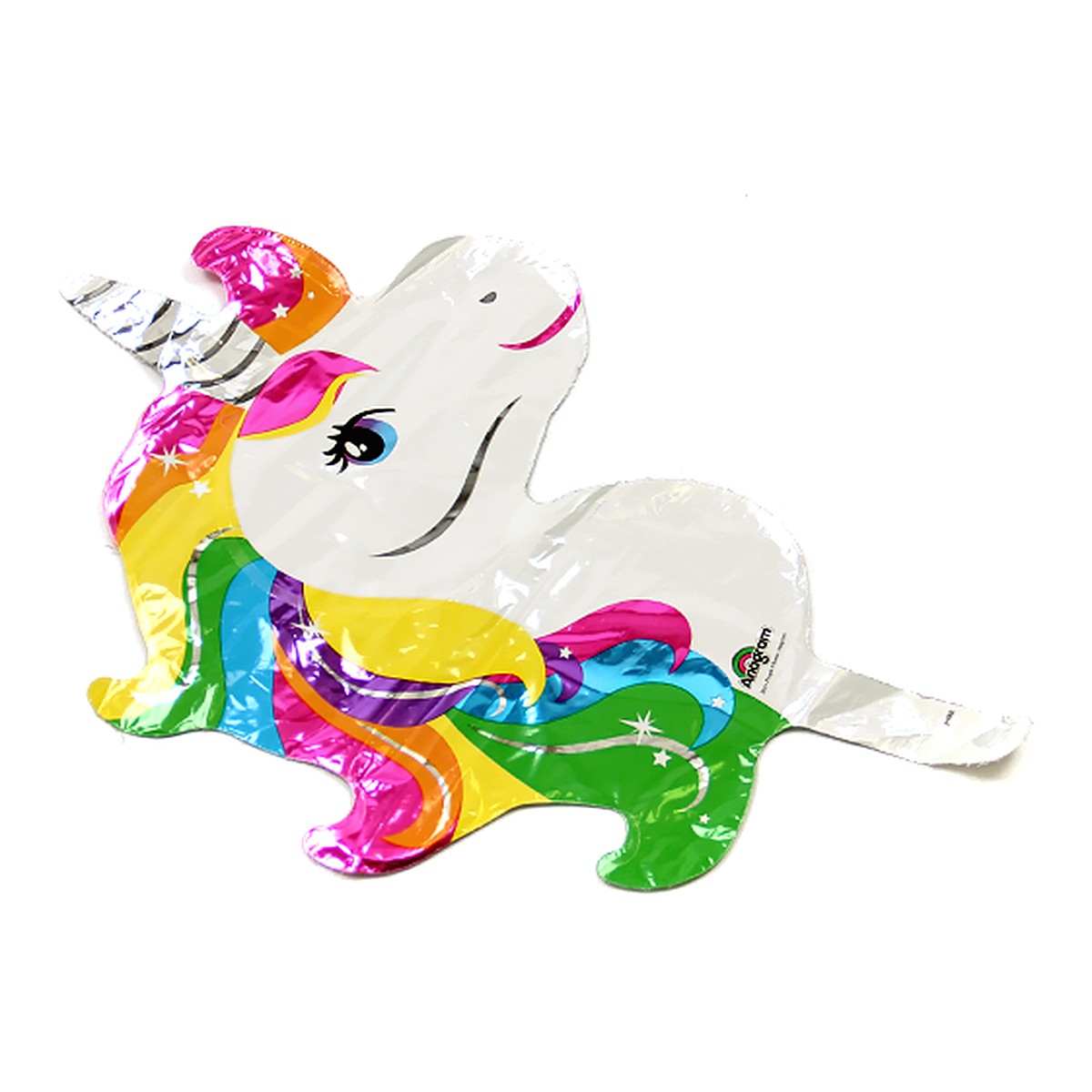 Mini-Folienballon Einhorn - ungefüllt – leer, ungefüllt · ohne Tragestab