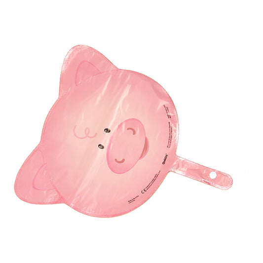 Mini-Folienballon Schwein - ungefüllt – leer, ungefüllt · ohne Tragestab