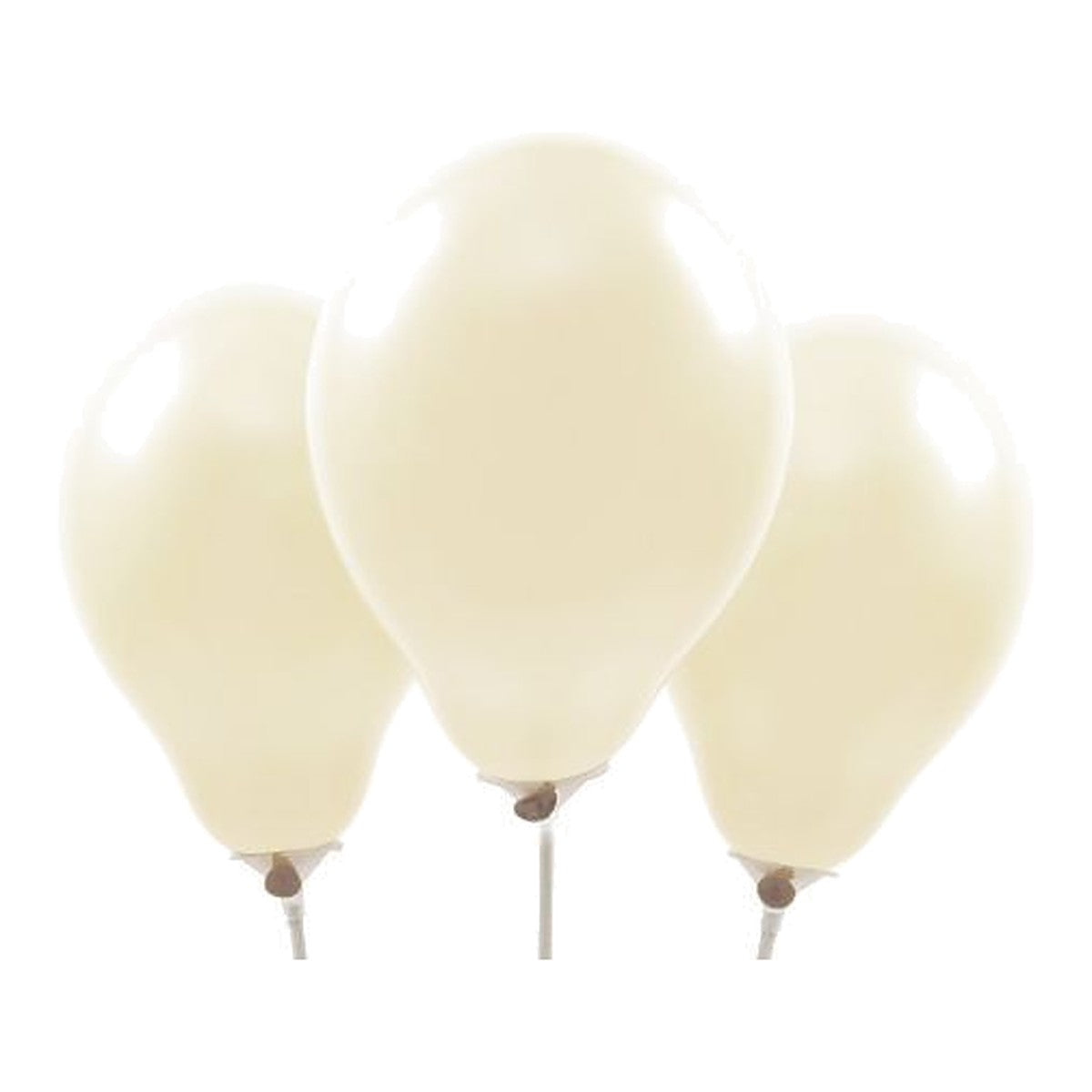 Miniballons beige – 100 Stk. - Pastell - 13 cm