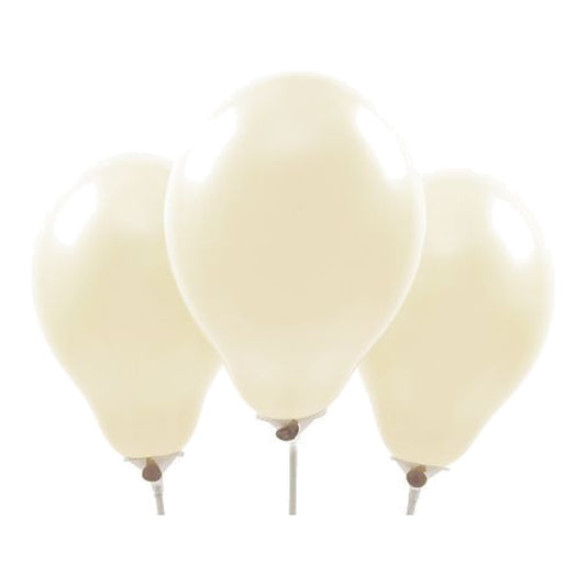 Miniballons beige – 100 Stk. - Pastell - 13 cm