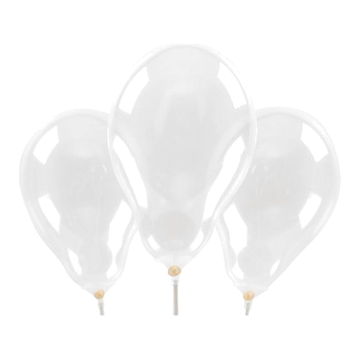 Miniballons Kristall transparent – Ansicht 2