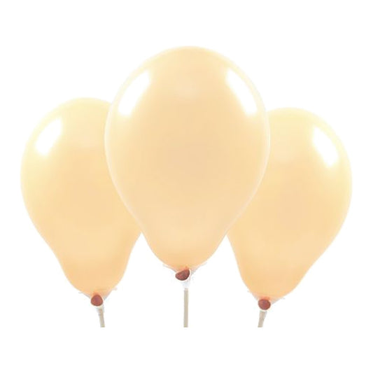 Miniballons lachs soft – 100 Stk. - Pastell - 13 cm