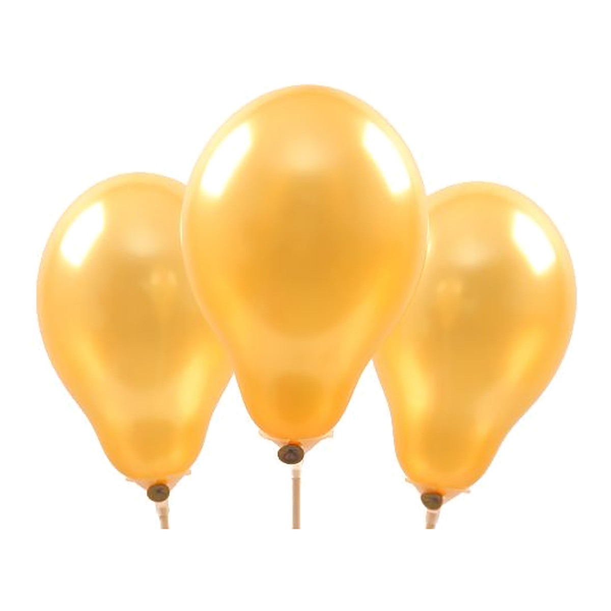 Miniballons Metallic gold – Ansicht 2
