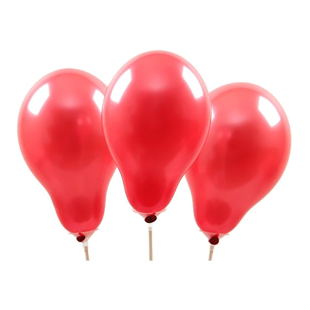Miniballons Metallic rot – Ansicht 2