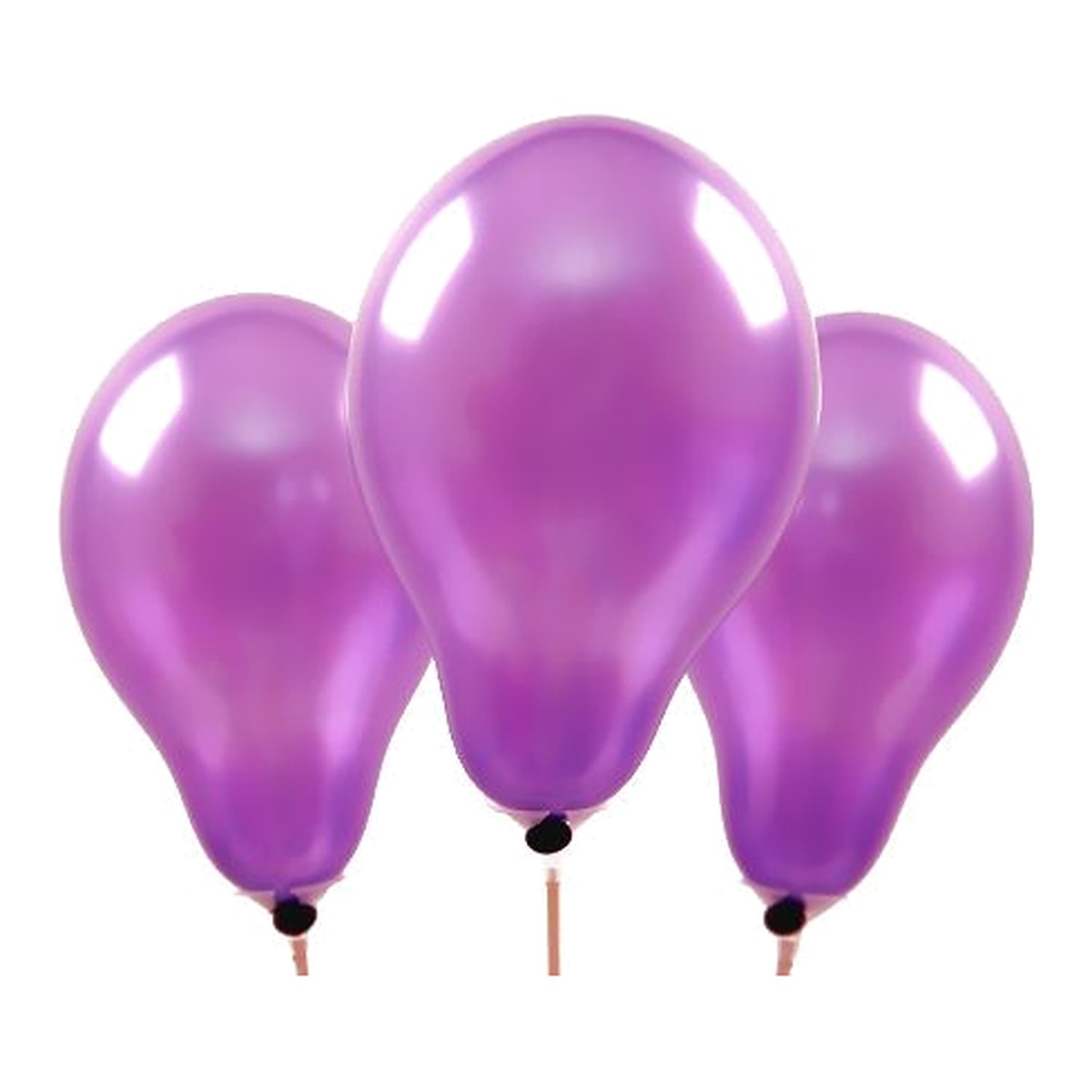 Miniballons Metallic violett – Ansicht 2