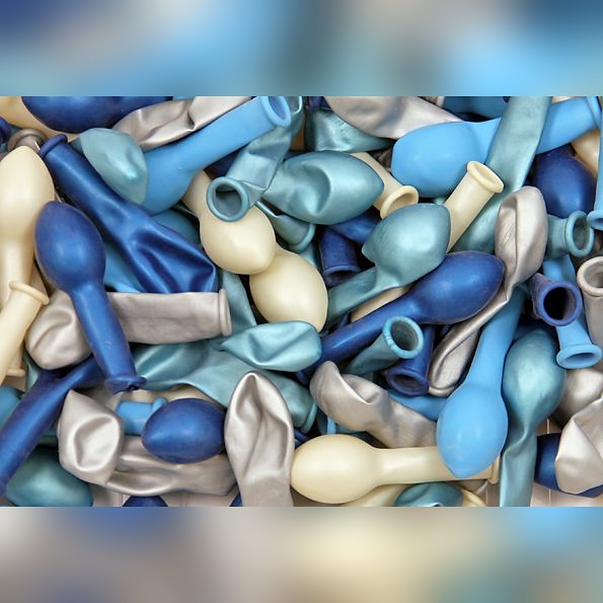 Miniballons mix blau – Ansicht 2