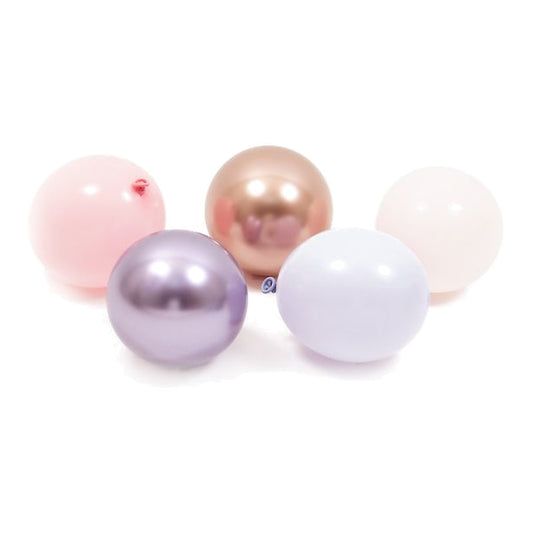 Miniballons mix rosa – 100 Stk. - 13 cm