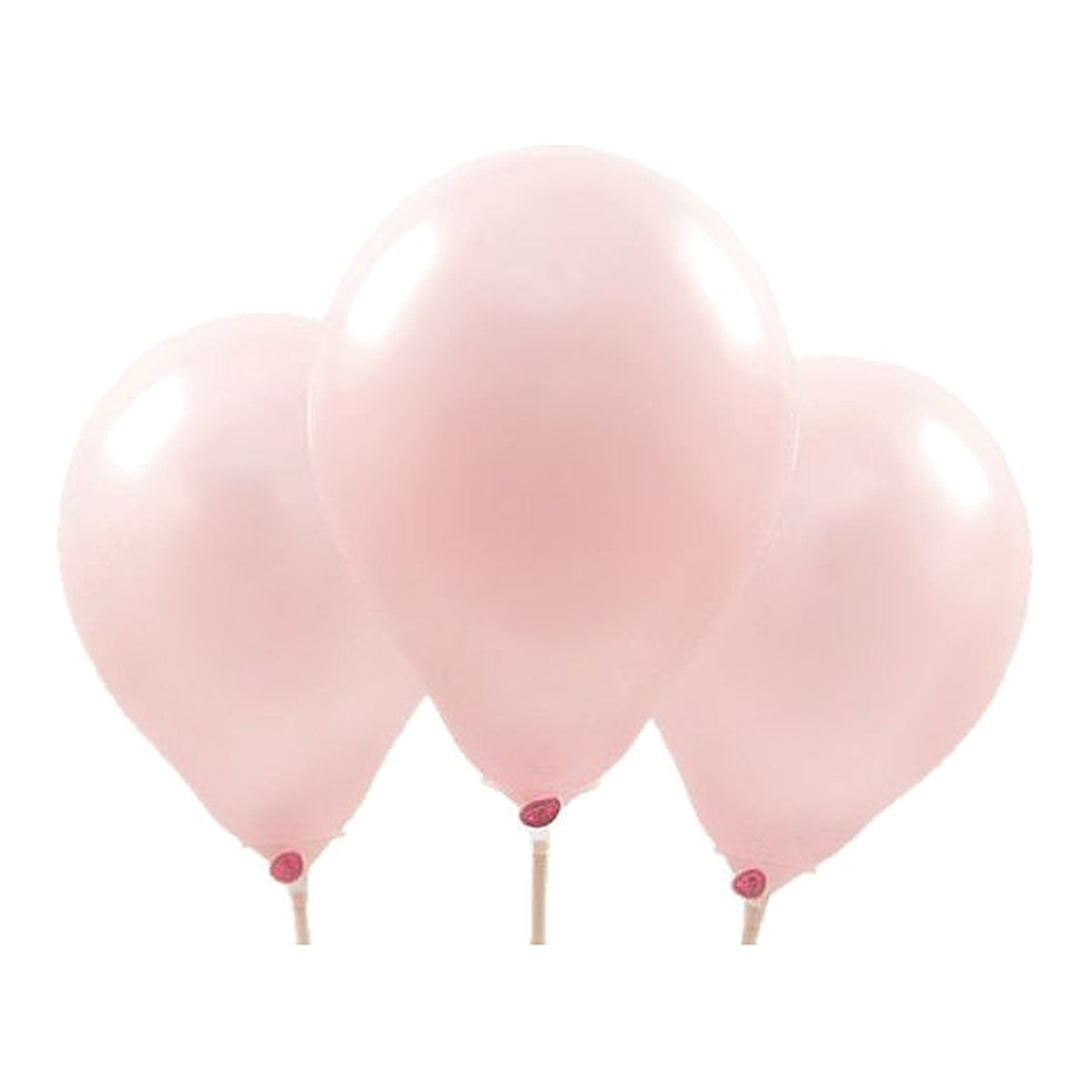 Miniballons rosa soft – 100 Stk. - Pastell - 13 cm