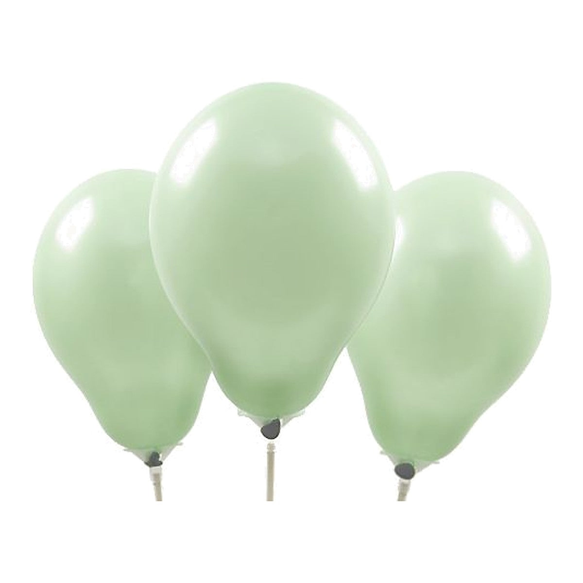 Miniballons salbei – 100 Stk. - Pastell - 13 cm