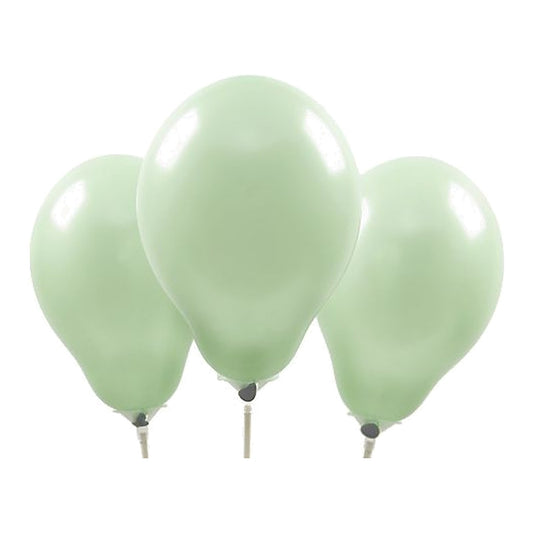 Miniballons salbei – 100 Stk. - Pastell - 13 cm