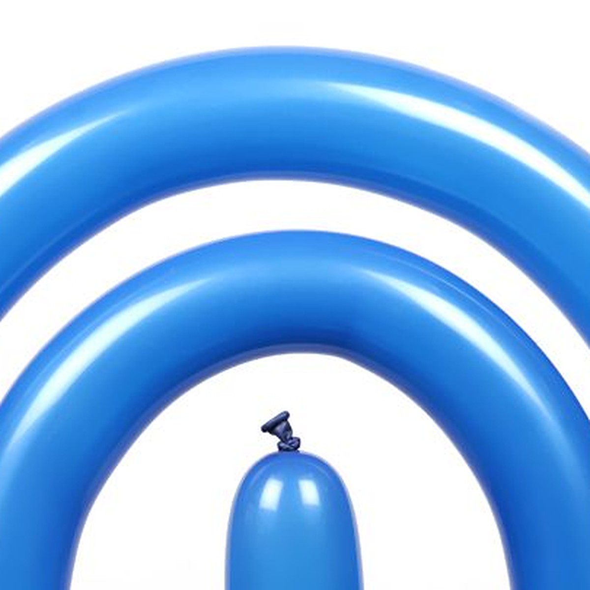 Modellierballons dunkelblau – 50 Stk. - Sempertex 260S