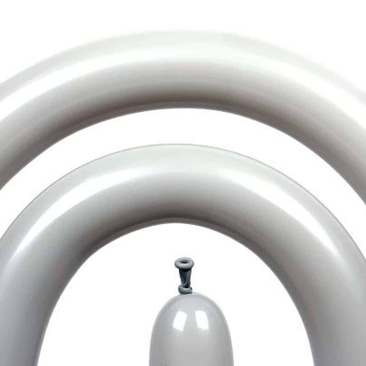 Modellierballons grau – 50 Stk. - Sempertex 260S