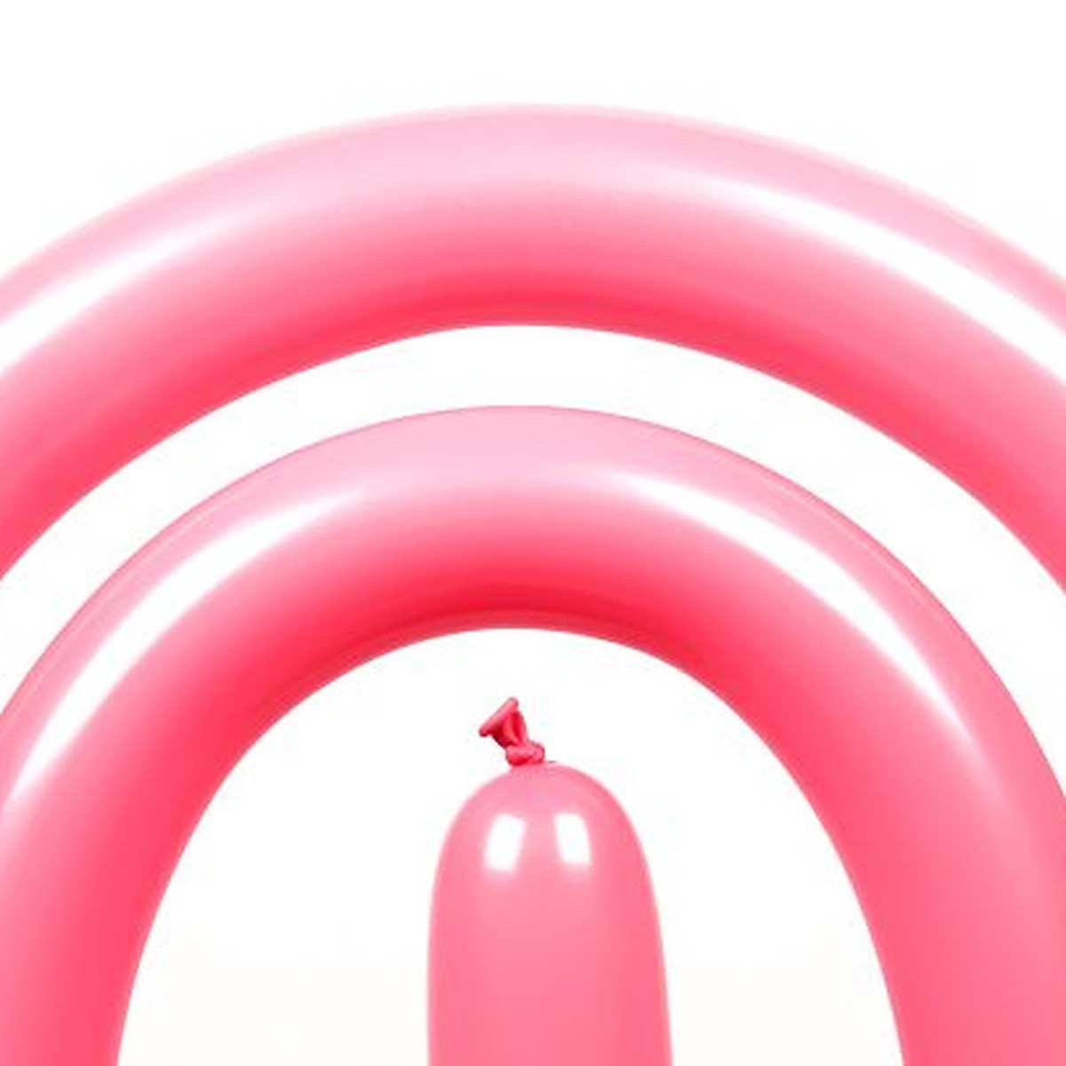 Modellierballons pink – 50 Stk. - Sempertex 260S