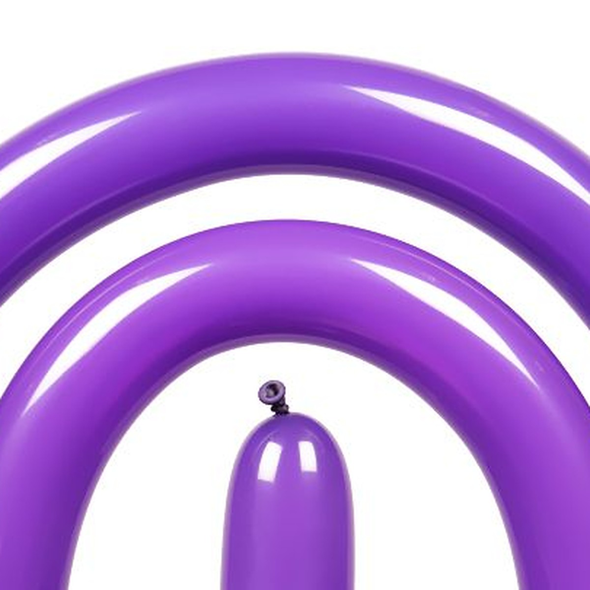 Modellierballons violett – 50 Stk. - Sempertex 260S