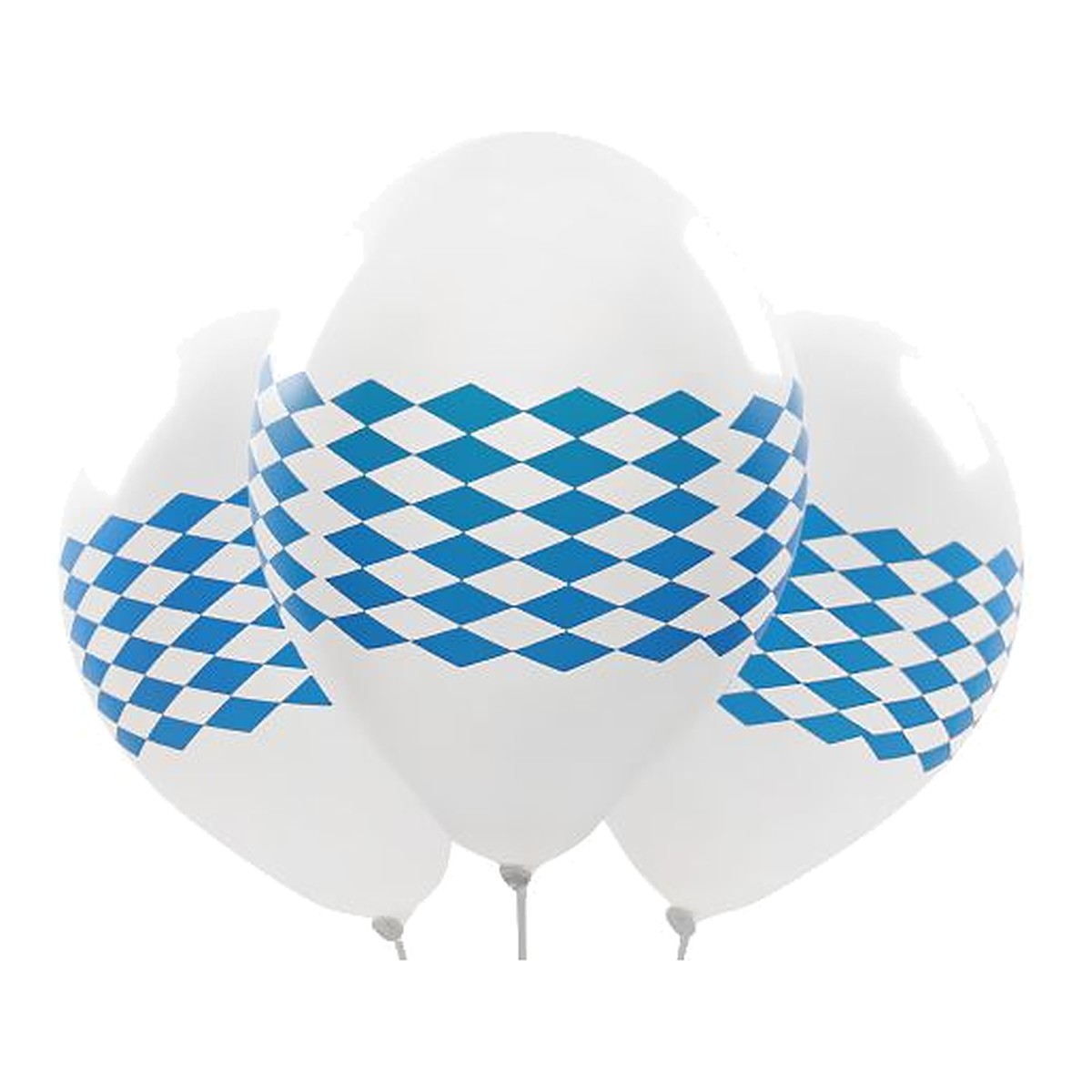 Oktoberfest Ballons weiss – Ballons: weiss - Druck: cyan - 33 cm