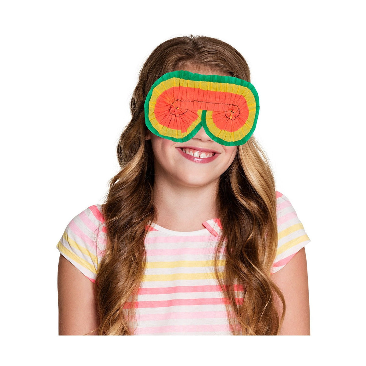 Piñata-Set Augenbinde und Stock