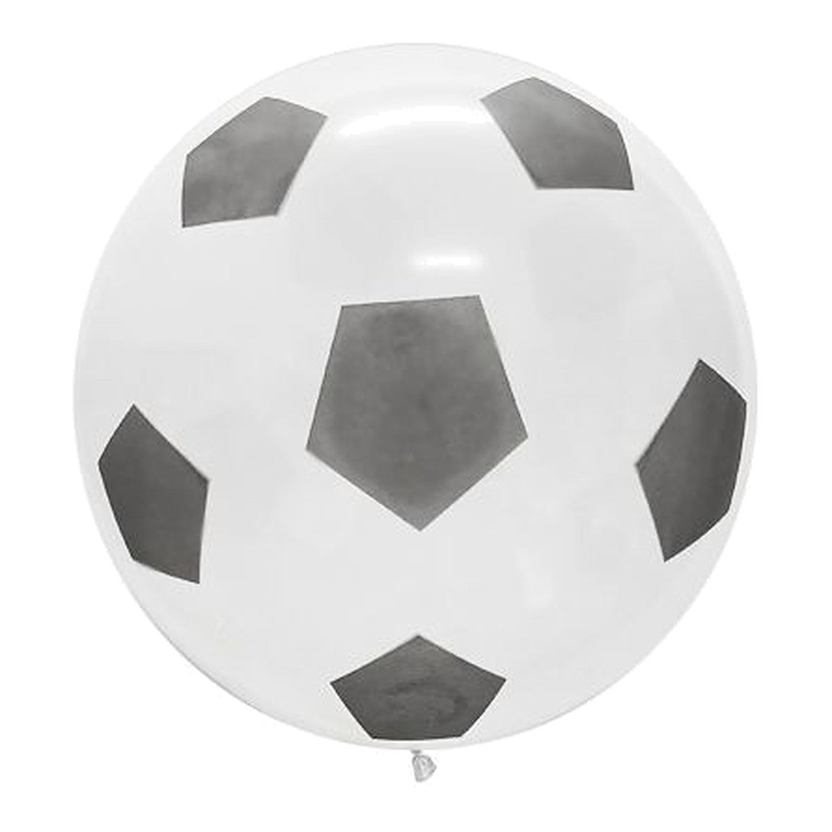 Riesenballon Fussball – Ballon: weiss - Druck: schwarz - 75 cm