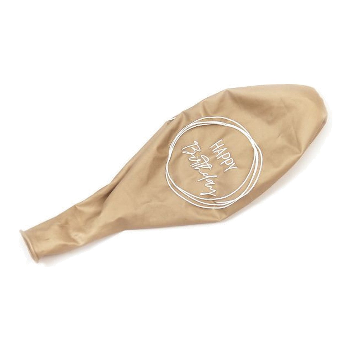 Riesenballon Geburtstag Boho gold chrome – Ansicht 2