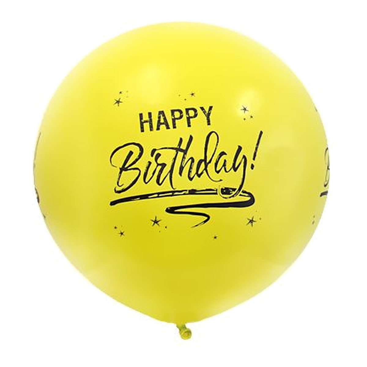 Riesenballon Geburtstag gelb – Ansicht 2