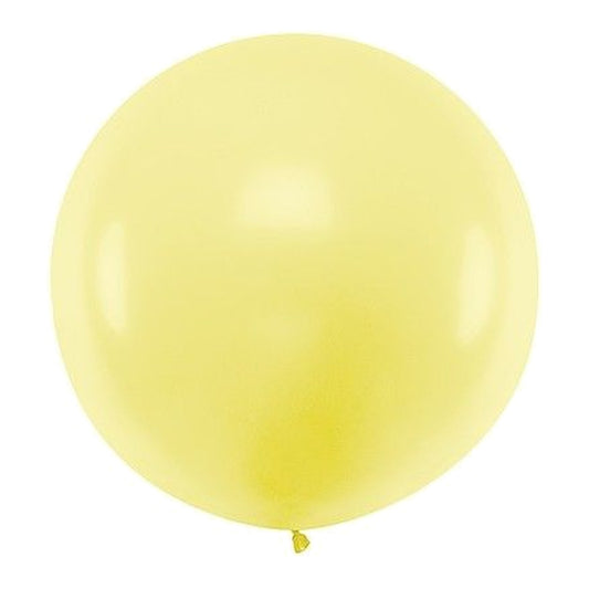 Riesenballon gelb soft – Pastell - 100 cm
