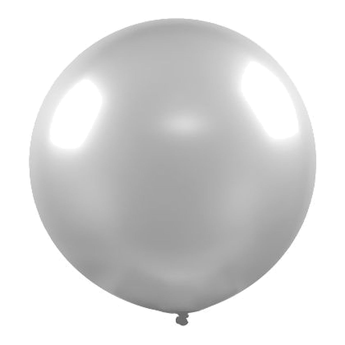 Riesenballon silber – Metallic - 60 cm