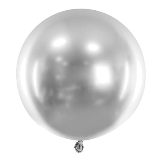 Riesenballon silber Chrome – Chrome - 60 cm