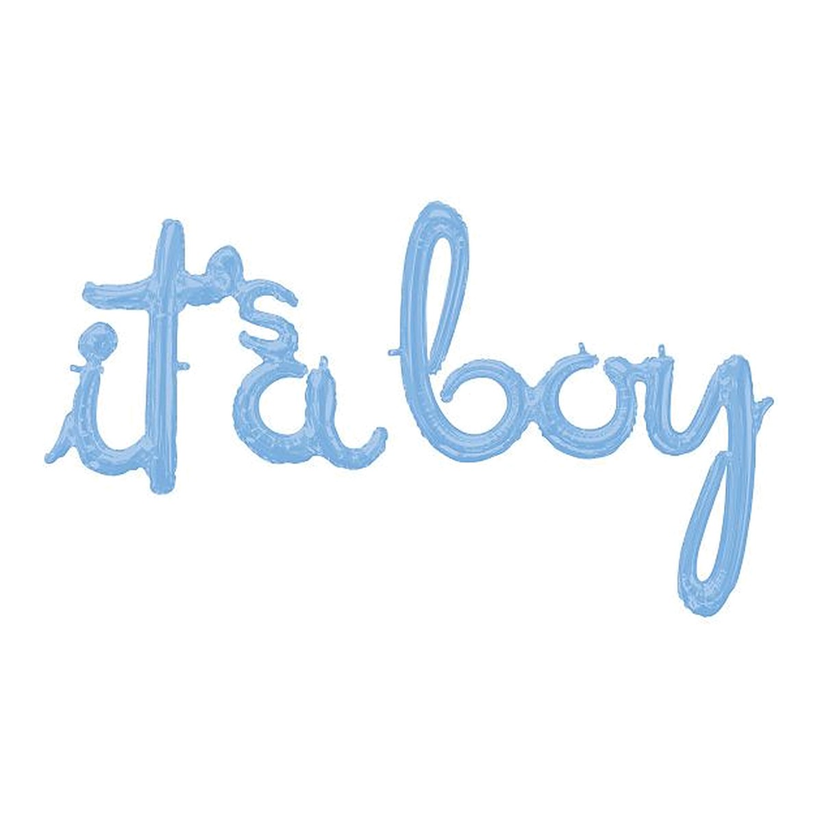 Schriftzug it's a Boy Ballon – zum selber Aufblasen · nur für Luftfüllung - kein Helium