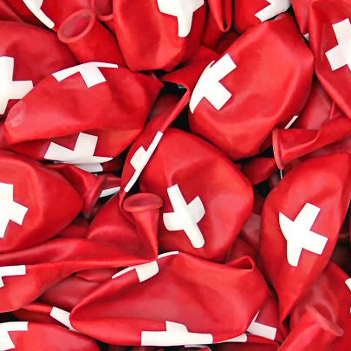 Schweizerkreuz Ballons – Ansicht 2
