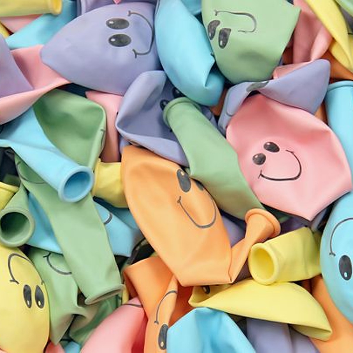 Smile Ballons assortiert soft – Ansicht 2