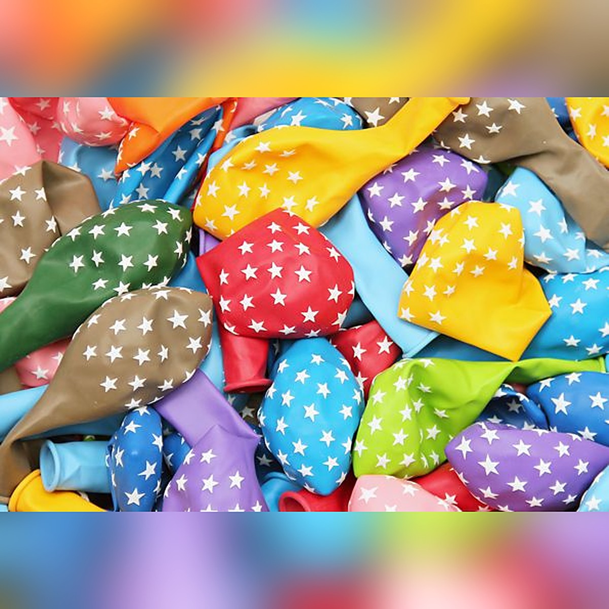 Sterne Ballons assortiert – Ansicht 2