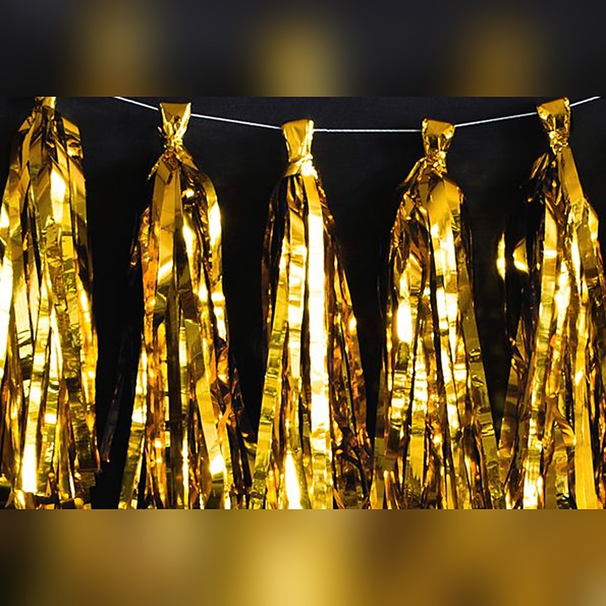 Tassel Girlande gold – Ansicht 2