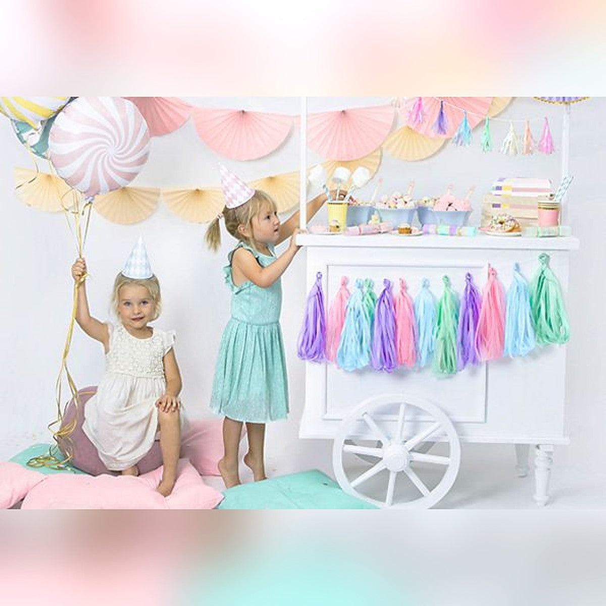 Tassel Girlande pastell – Ansicht 3