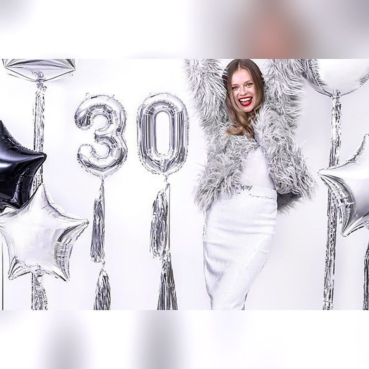 Tassel Girlande silber – Ansicht 2